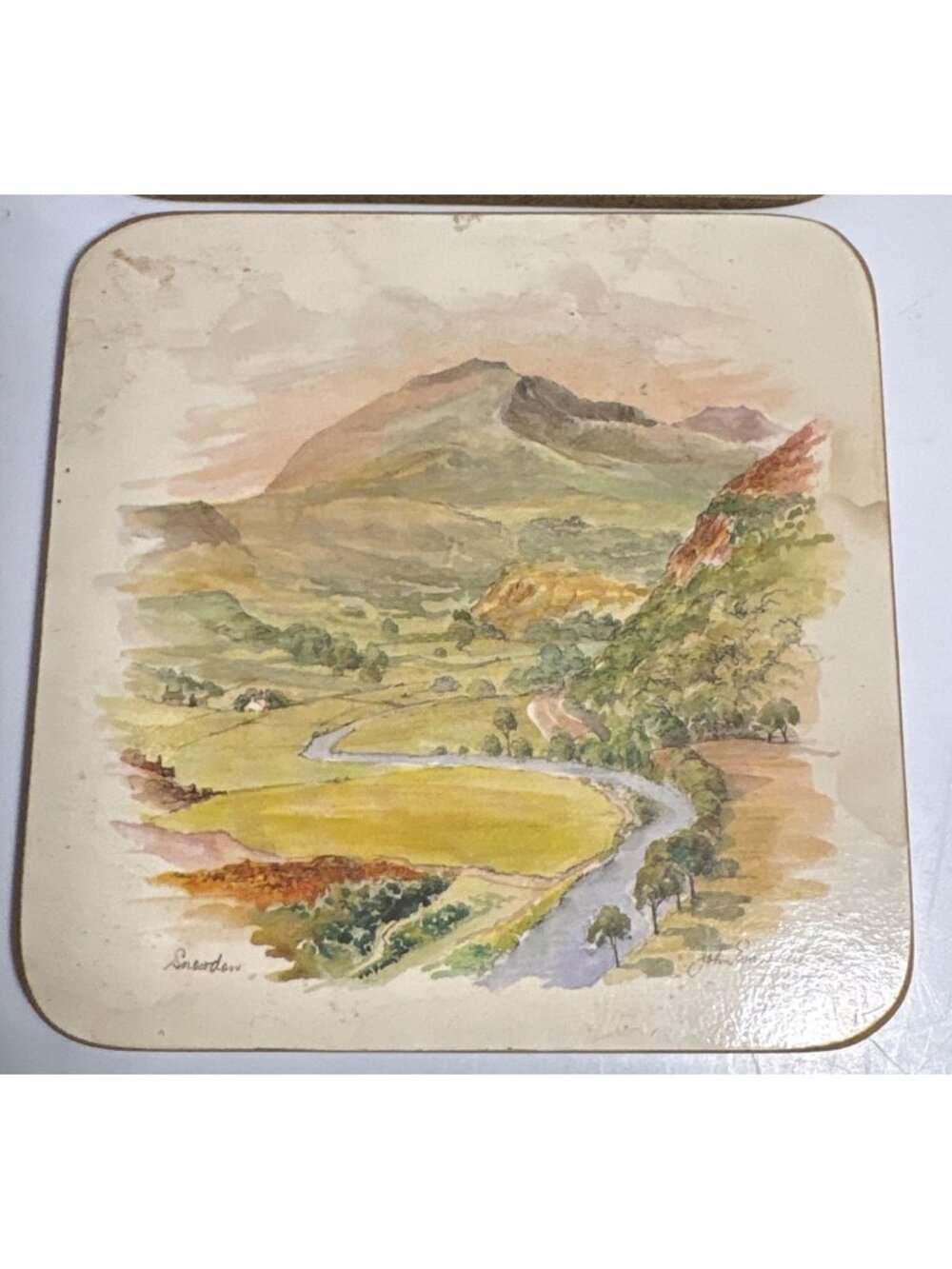 Clover Leaf Coasters Wales Today Scenic Castle Prints Lot of 6 With Original Box - Picture 7 of 16